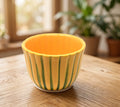Striped Ceramic Bowl 450 ml