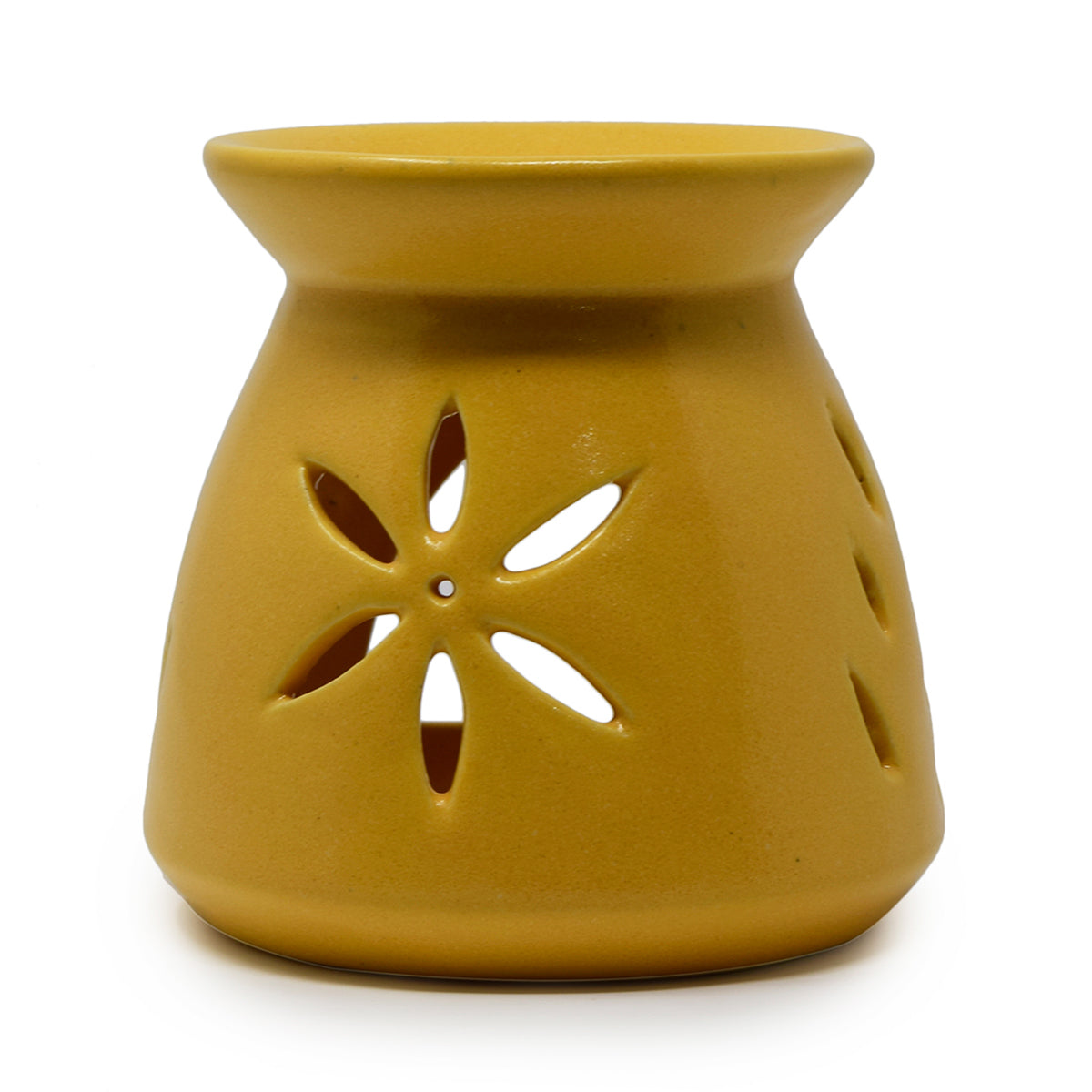 Clay Ceramic Tea Light Oil Burner or Aroma Diffuser