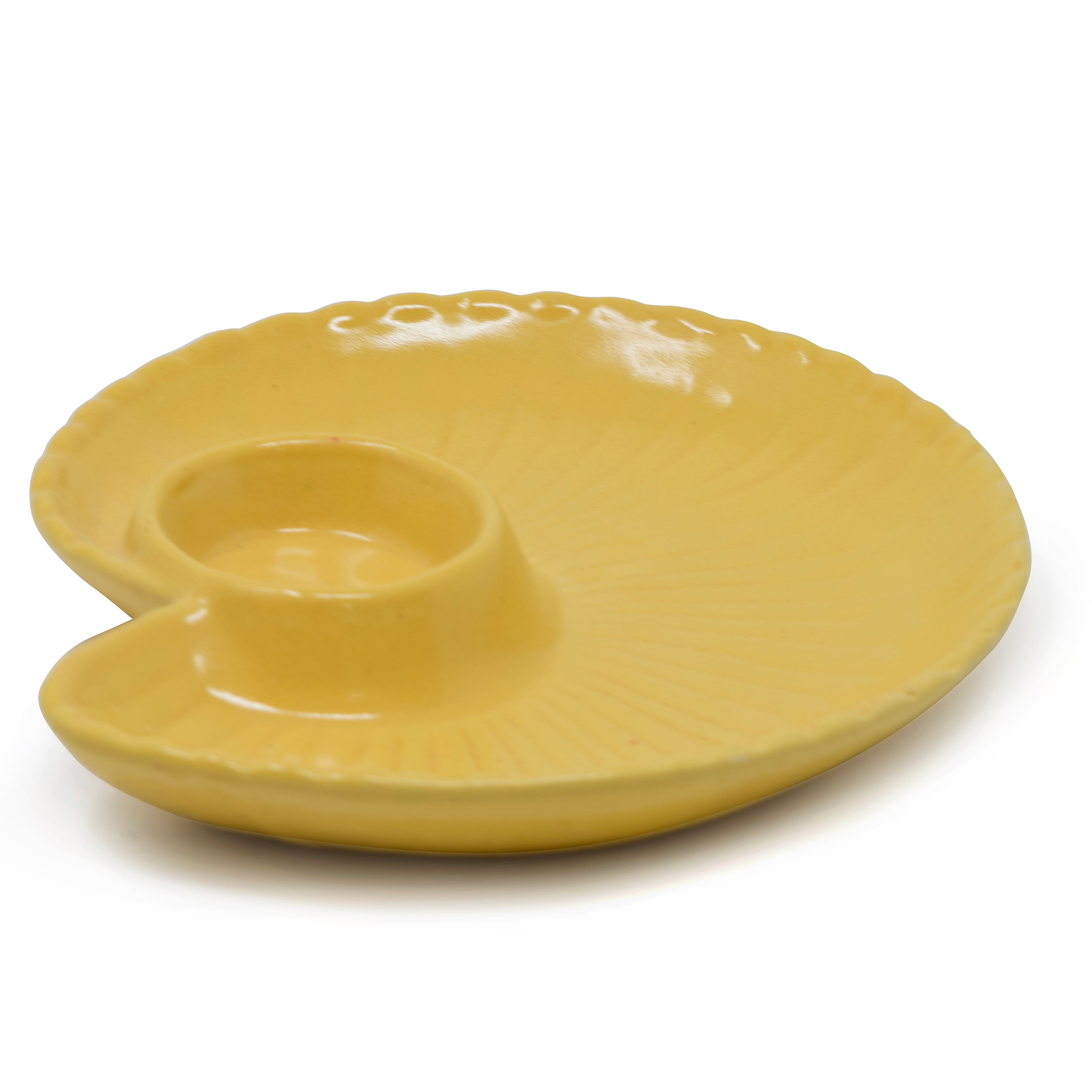 Shell Shape Chip and Dip Serve Platter