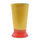 Handcrafted Pedestal-Base Ceramic Flower Vase & Tabletop Decor