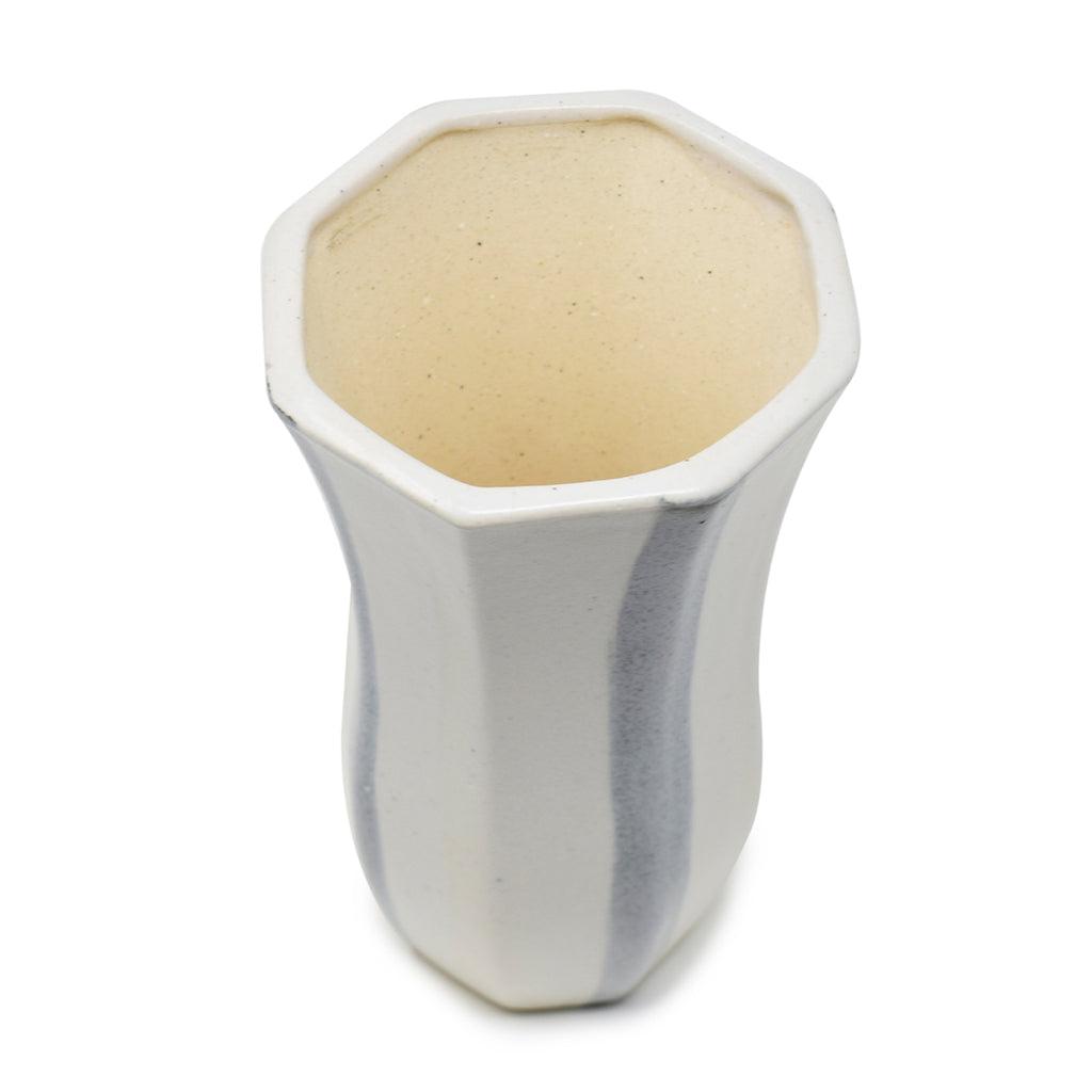 Octagon Vase 7 inch