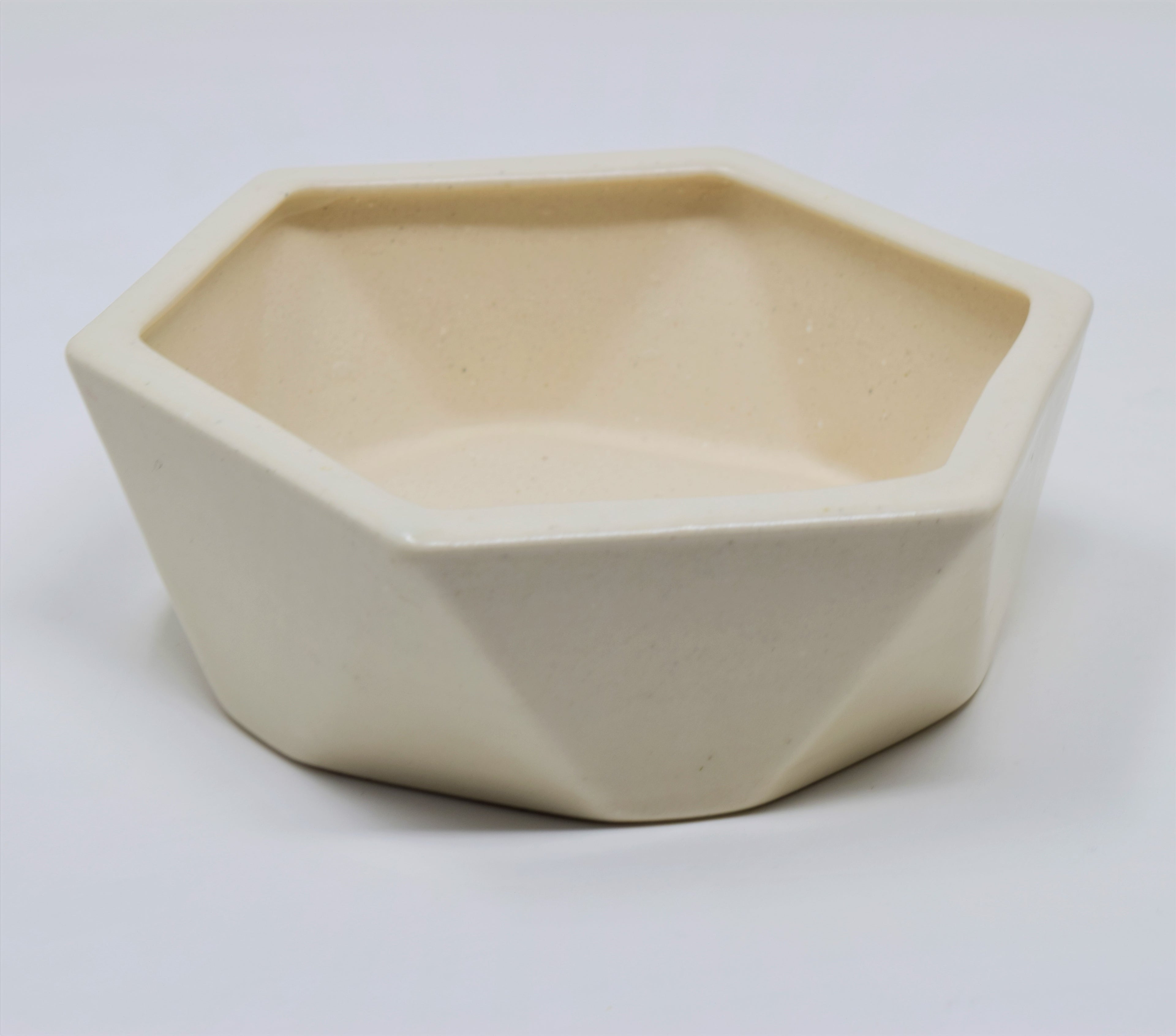 Hexagonal Contemporary Diamond Inspire Plant Pot