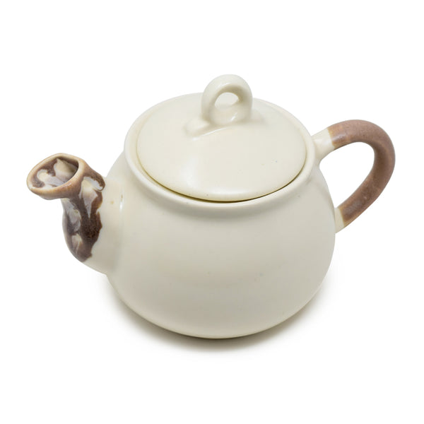 Ceramic Spouted Coffee Tea Brewing Pot or Serving Teapot