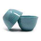 Fluted Ceramic Dessert & Snack Bowls (275 ml) – Set of 2