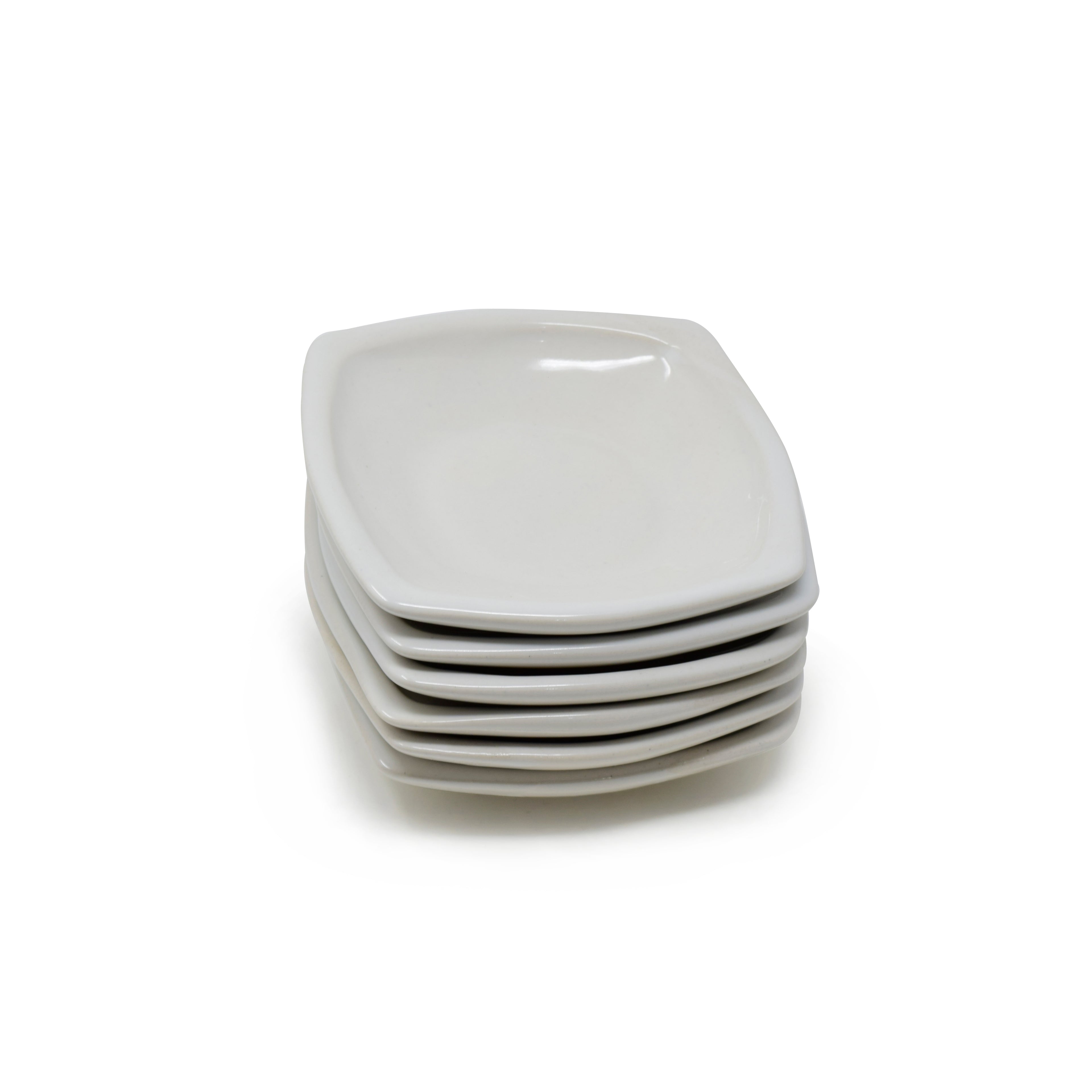 Set of 4 Trays Saucer Plates 4.5 inches