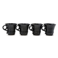 Grooved Expresso Coffee Cups 100-125ml