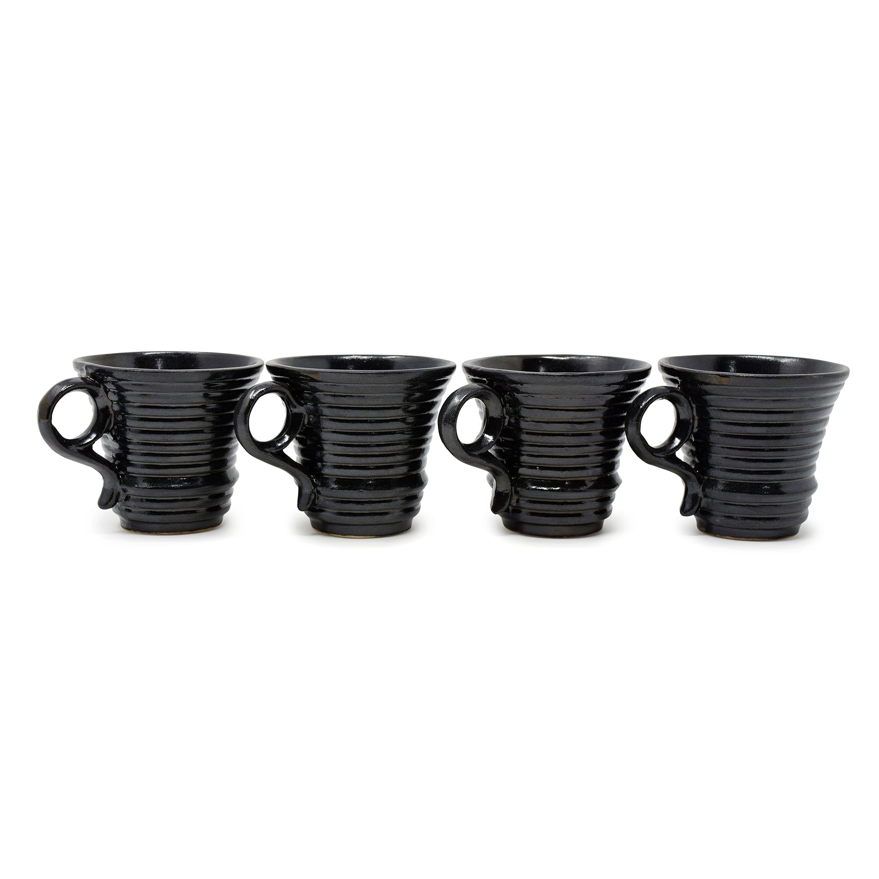 Grooved Expresso Coffee Cups 100-125ml