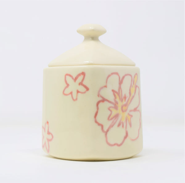 750 ml Square Ceramic Jar with Lid