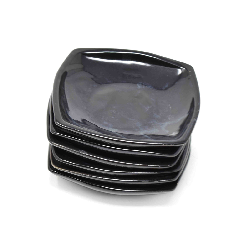 Set of 4 Trays Saucer Plates 4.5 inches