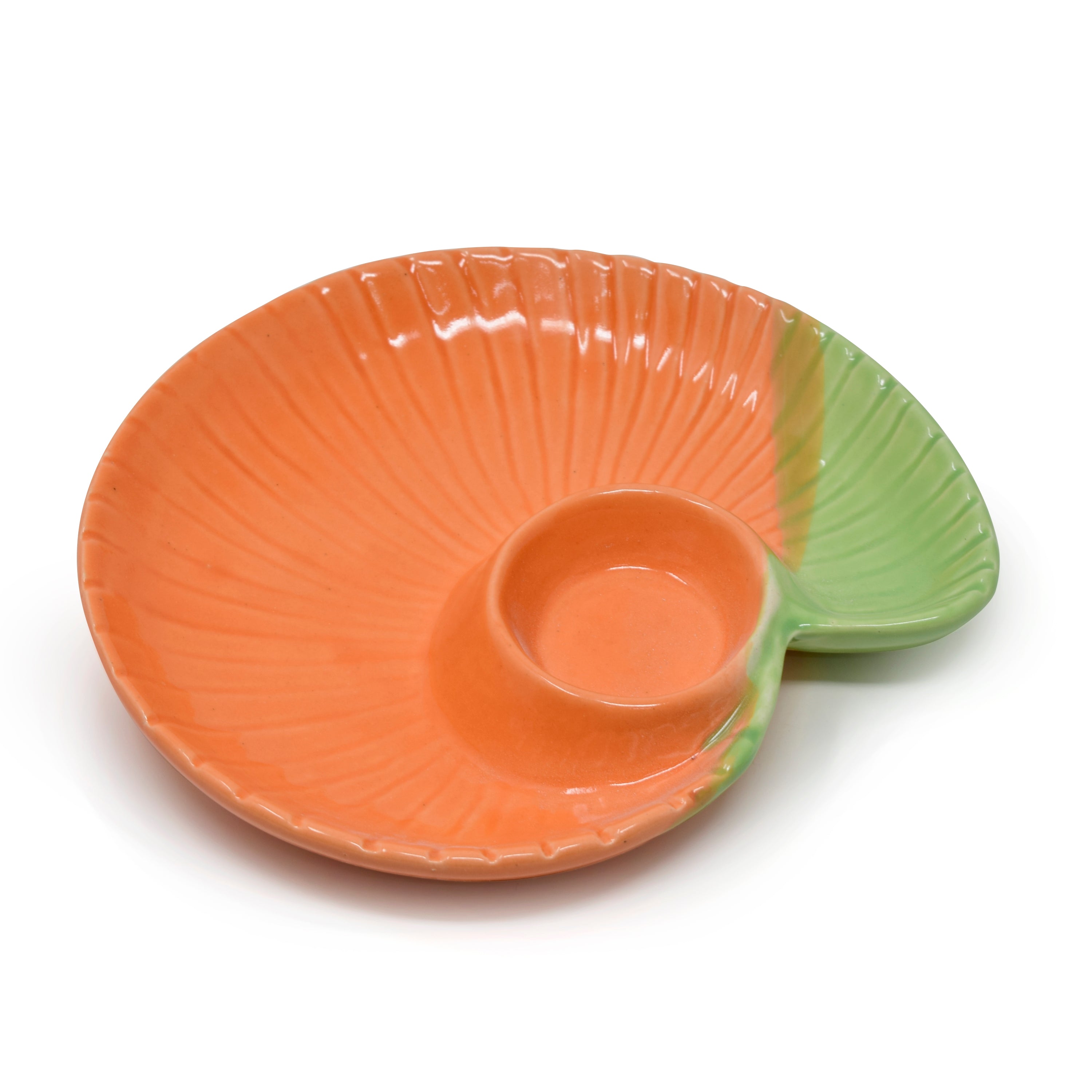 Shell Shape Chip and Dip Serve Platter