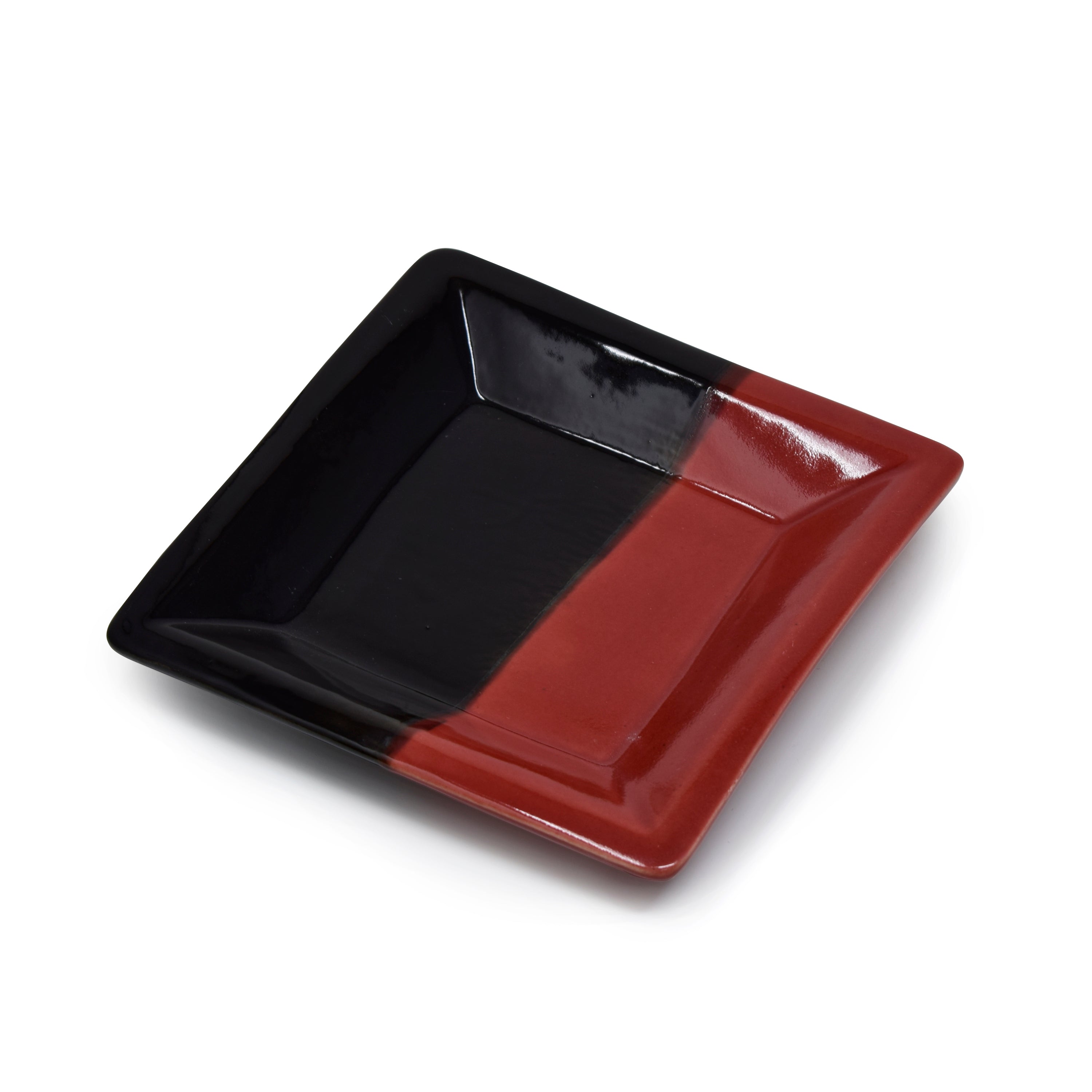 Ceramic Square Serving Tray (6.5x1") - Olive or Sea Green