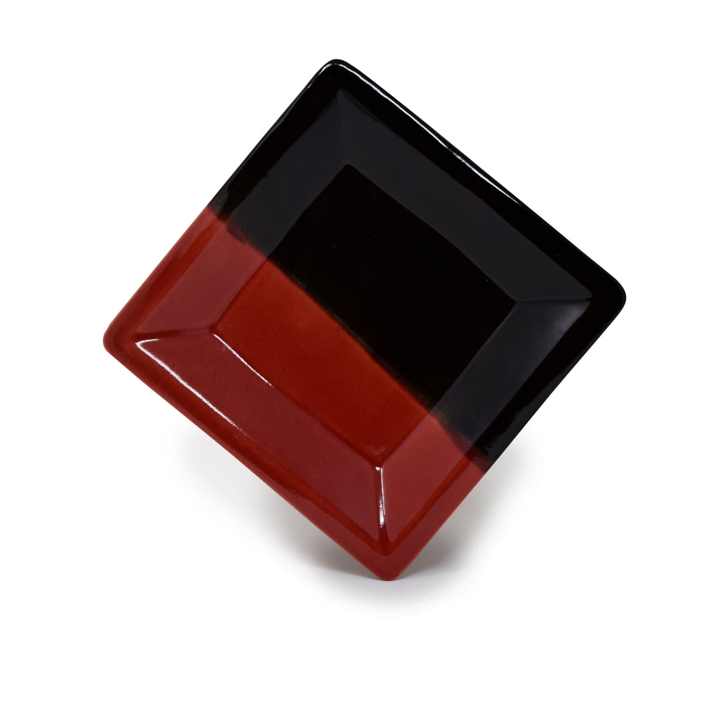 Ceramic Square Serving Tray (6.5x1") - Olive or Sea Green