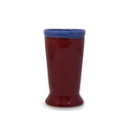 Handcrafted Pedestal-Base Ceramic Flower Vase & Tabletop Decor