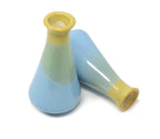 Handmade Ceramic Tapered Bottle Vase (6.75 Inch) | Himalayan Inspired Home Decor