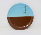 desginer pottery dinner plate 10 inch