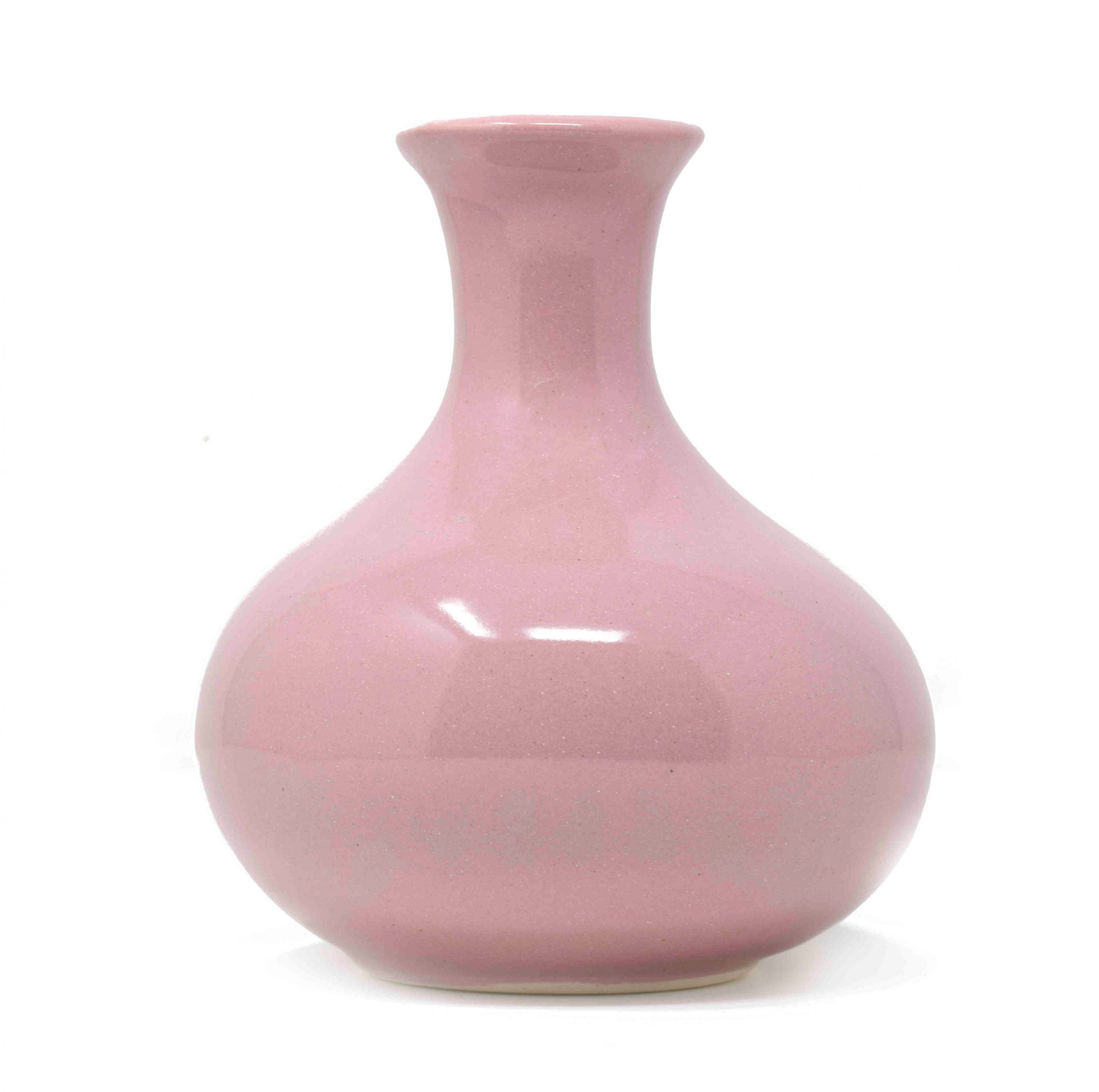 pink table flower bud vase ceramic india
