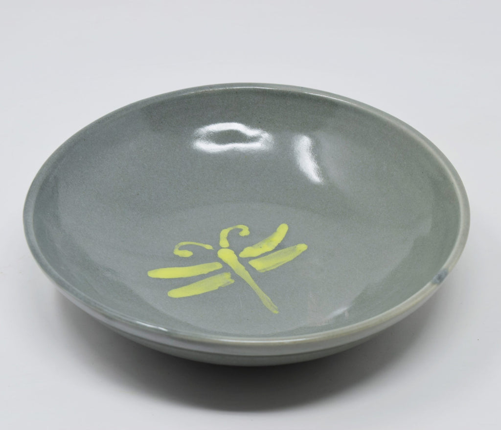 grey pasta bowl shallow