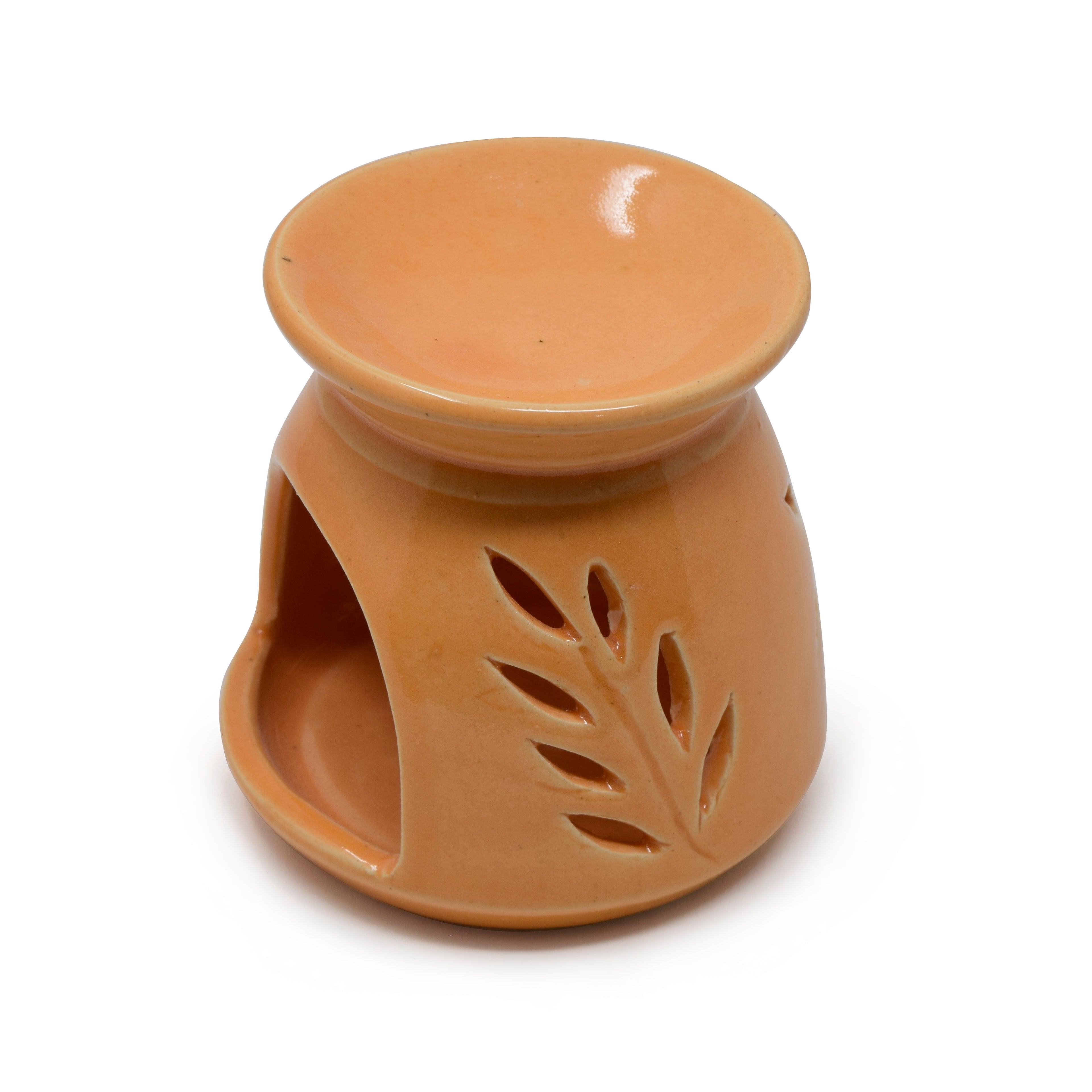 Clay Ceramic Tea Light Oil Burner or Aroma Diffuser
