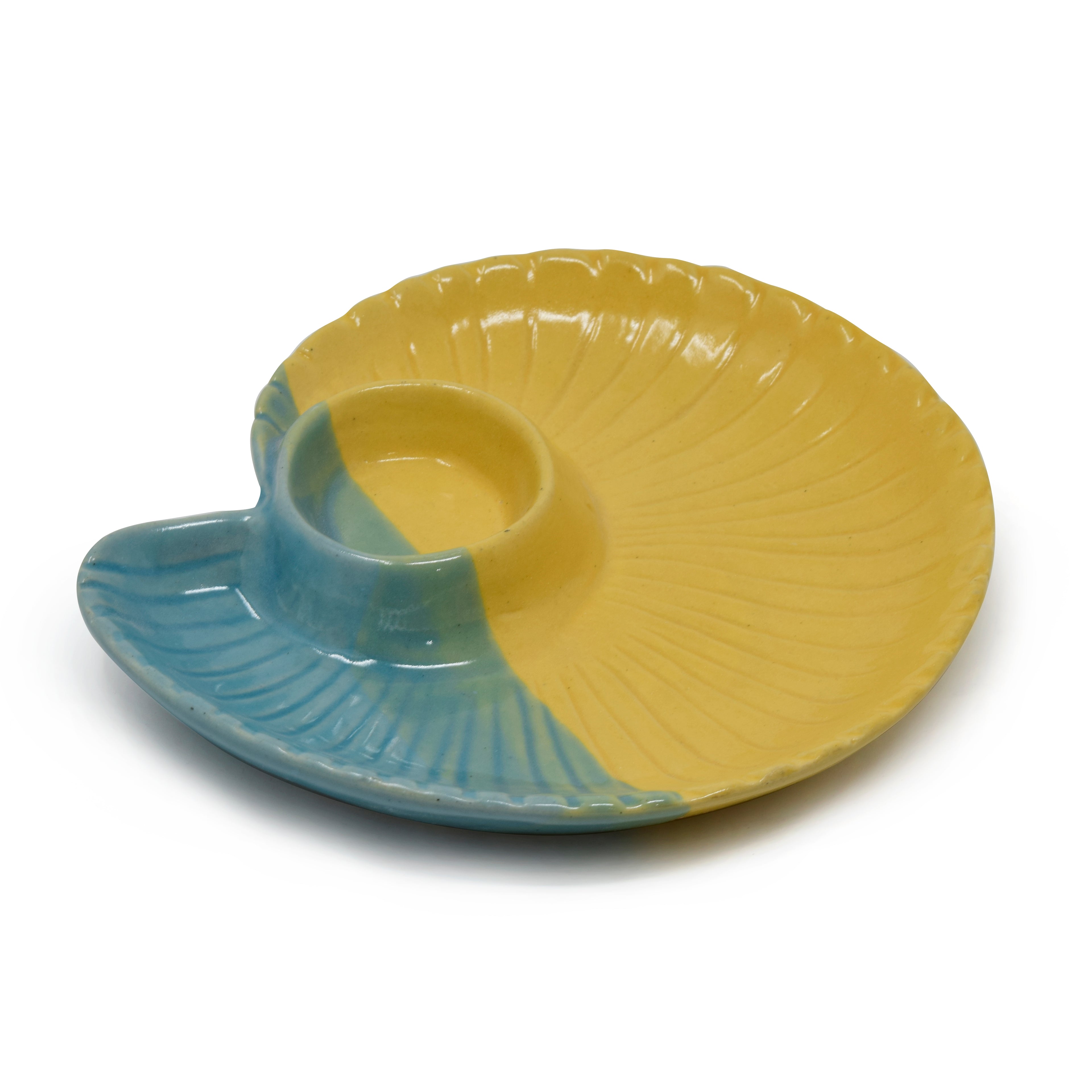 Shell Shape Chip and Dip Serve Platter