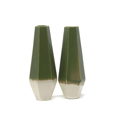 forest dark green vase ceramic